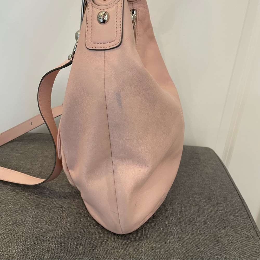COACH Kristin Hobo Bag Convertible Crossbody - Pink - Picture 7 of 16